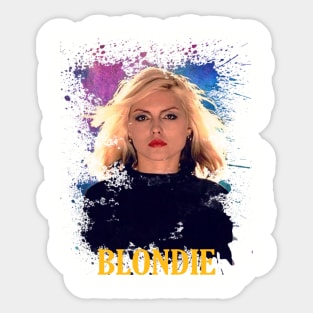 Blondie Splash Pain Sticker